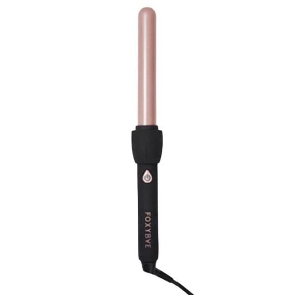 FoxyBae Rose Gold & Black 25mm Curling Wand BRAND NEW in BOX!! - Picture 1 of 4